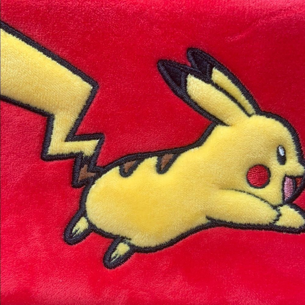 Red and yellow Pikachu Nintendo switch case